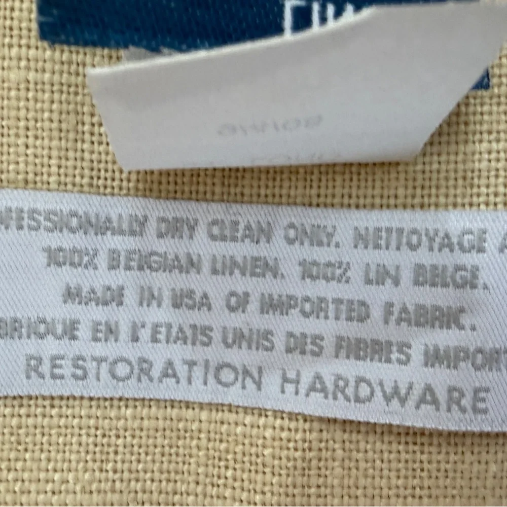 Restoration Hardware Belgian Linen Drapes